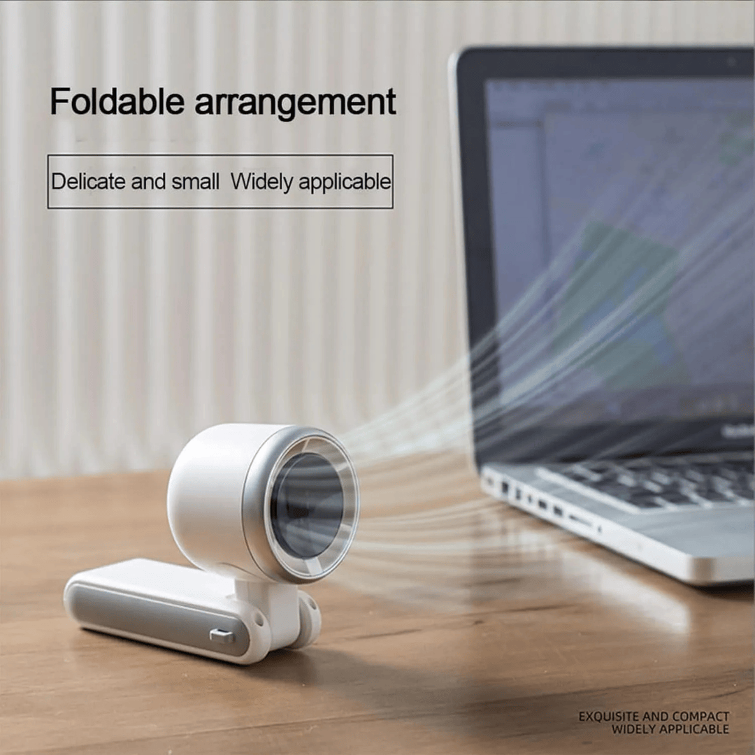 Pocket Fan in use