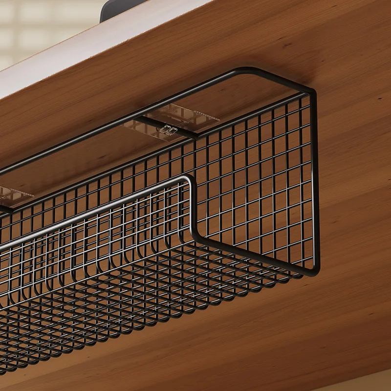 Under-desk Cable Management Cable Tray Punching Free Power Cable Trough Finishing Box Wire Socket Storage Wiring Organizer - Image 4