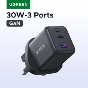 【UK Plug】UGREEN 20W 30W GaN Charger Mini PD 3.0 USB C Phone Charger For iPhone 16 15 14 Pro Samsung S25 Xiaomi Tablet iPad Air