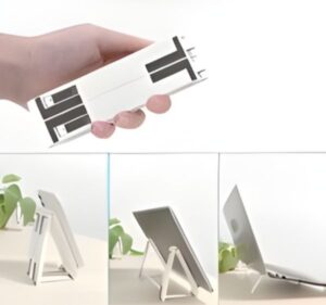 3-in-1 Multifunctional Desktop Stand – Laptop, Phone & Tablet Holder