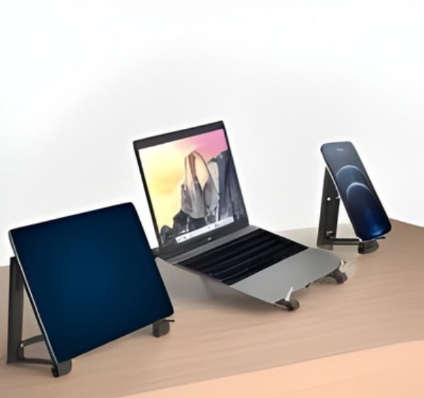 Untitled design (58) 3-in-1 Multifunctional Desktop Stand – Laptop, Phone & Tablet Holder - Image 2