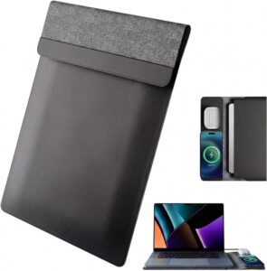 4 in 1 wiresless charging laptop sleeve