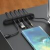 Silicone Storage Cable Management Cable Clamp - Image 4
