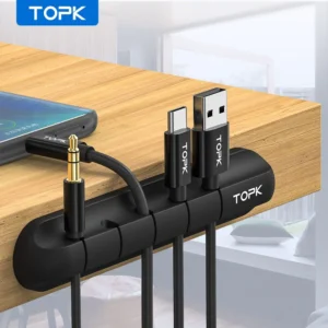 Silicone Storage Cable Management Cable Clamp (7 Clips)